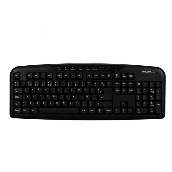 TECLADO MULTIMEDIA USB ESPAÑOL - ARGOM TECH