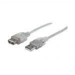 CABLE EXTENSOR USB 2.0 15'-4.5M - MANHATTAN