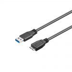 CABLE USB 3.0 A MICRO B 0.5M